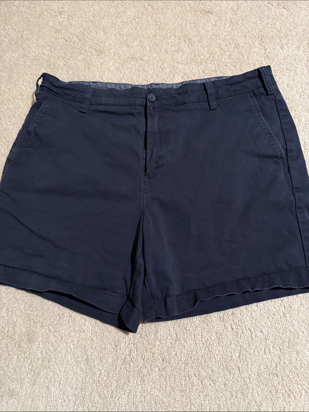 Nautica Navy Flat-Front Men’s Shorts
